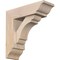 Ekena Millwork Olympic Traditional Smooth Bracket w/ Offset Brace, Douglas Fir, 5 1/2"W x 16"D x 16"H BKT0604X16X16OLY01SDF - alternate 1